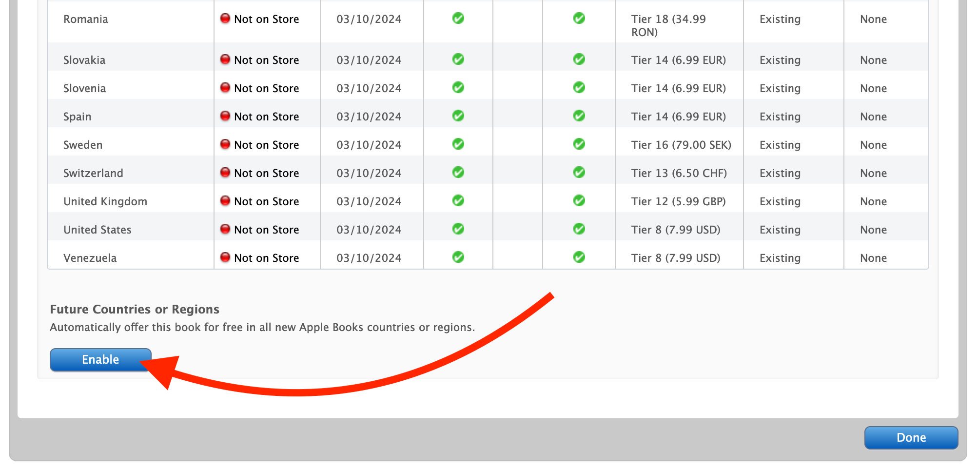 Enable future territories